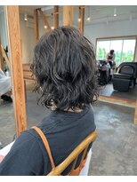 エト(eto)&nbsp;自然乾燥で簡単ボブウルフパーマ