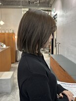 ニール 名古屋 伏見 丸の内(NEELU)&nbsp;【RIE】透明感オリーブベージュ×ロブ