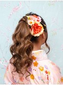 大人可愛いふんわりポニーテールセット