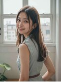 くびれヘア &nbsp;美髪 &nbsp;ハイライトカラー　アプリコットオレンジ