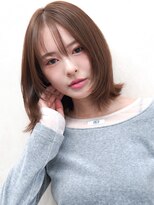 ドーチェ 瓢箪山(DOCHE)&nbsp;レイヤーカット×外ハネボブ×ベージュブラウン