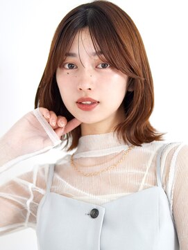 ラフィスヘアーギフト 堺東店(La fith hair gift) 【La fith】くびれボブ×キャラメルブラウン