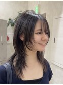 ウルフカット/髪質改善/ハッシュカット/ミディアム/池袋