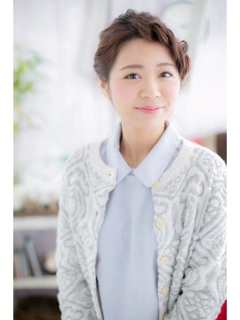 ヘアアンドビューティー ミック(Hair & Beauty miq) 編み込みプリンセス風アレンジ(miq阿佐ヶ谷)