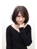 ふんわりシンプルボブ
