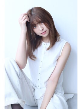 フォルテ 横浜店(FORTE) モテ髪ヘアカタログ、外ハネボブ、ペールベージュ、髪質改善