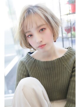 ヘアーサロンロージー 水沢寺小路店(Hair Salon Rosy) 透けカラー×ショート