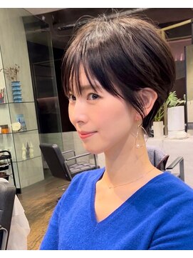 ショートヘア ひし形シルエット 前髪 30代 40代 米倉涼子 髪型 L サーカス バイ ビュートリアム 表参道 Circus By Beautrium のヘアカタログ ホットペッパービューティー