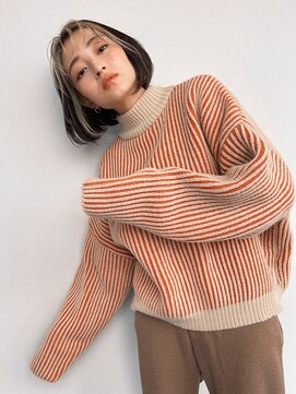 キー(kii) フェイスフレーミングカラーインナーカラー+ボブ