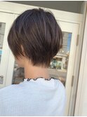 くびれショート/耳掛けショート/アッシュショート