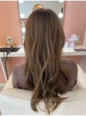 20代30代 美髪 ミルクティーブラウン ローレイヤー