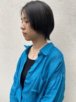 大人かわいい　ショートスタイル　レイヤーショート