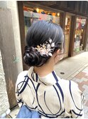 【坂平枝理加】浴衣着付けヘアセット
