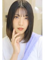 スリーアン(THREE ann.)&nbsp;大人かわいいワンカール美髪20代30代40代小顔こなれミディ