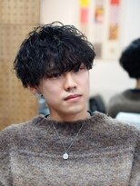 サン(3)&nbsp;波巻きパーマ　黒髪　パーマ　プードルパーマ　2