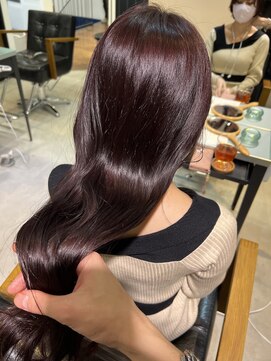 トレス(TRESS) レイヤーミディアム　艶カラー　艶髪　ピンクカラー