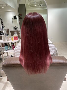 フォルテ 横浜店(FORTE) イメチェン、チェリーブラウン、フェミニン、ダークアッシュ