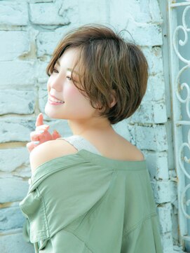 ロンド シャルム 吉祥寺(Lond charme) ニュアンスパーマ丸みショートボブ