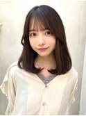 20代30代40代◎前髪パーマグレーベージュレイヤーロング黒髪