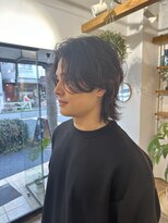 ミモザワークス(Mimosa Works) 癖毛を活かしたウルフ