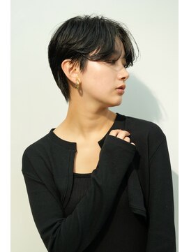 ヴェイン 渋谷(vain) 黒髪ショート　マッシュショート