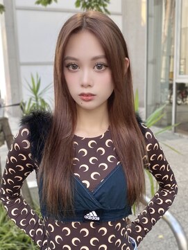 ニューヨークニューヨーク 梅田茶屋町店(NYNY) ワンブリーチ　ストレートヘア　ロングヘア　艶髪