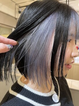 ジエクト ヴィシア(The Ect VIXIA) ボブ/インナーカラー/グレーアッシュ