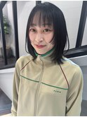 ミディアムレイヤー+顔まわりカット