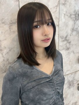 ルームバイシー 新宿(Loom. by Sea) イメチェン×美髪[外はねボブ/ボブ/グレージュ]