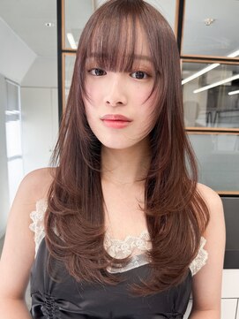 ソア 渋谷(soar) 大人レイヤー ワンカール 艶髪 シースルーバング 20代30代40代