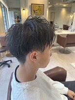 オレンジポップ 流山おおたかの森店(ORANGE POP)&nbsp;スペインカール/スパイキーショート/流山/ブルーブラック