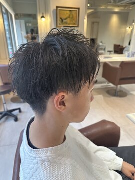 オレンジポップ 流山おおたかの森店(ORANGE POP) スペインカール/スパイキーショート/流山/ブルーブラック