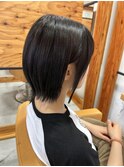 レイヤーショート艶感リップライン