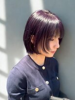 ビューティーヘア ケア 東尾道店(beauty Hair Care)&nbsp;似合わせカット/バイオレットカラー/顔周りレイヤーショートボブ