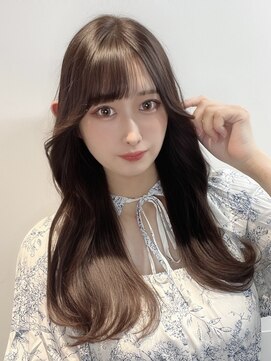 アマトウキョウスマートサロン(AMA TOKYO×Smart Salon) 韓国ヘア　2wayバング  レイヤーカット くびれヘア  顔周り