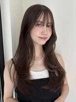 ローネス ギンザ(LONESS ginza)&nbsp;レイヤーカット×透明感カラーでふわっと柔らかい大人なヘア