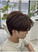 ニュアンスパーマ ニュアンスセンターパート 熊本メンズパーマ