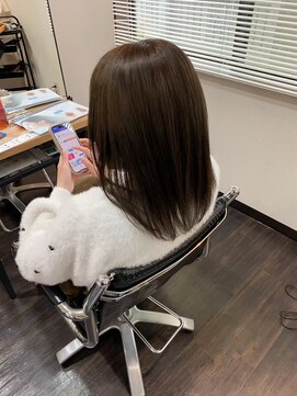 美容室 フォーリア Foglia 【Foglia坪来】髪質改善×オリーブベージュ