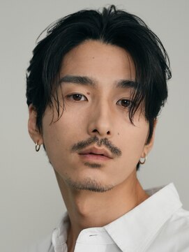 フィフス 仙台(fifth) 仙台センターパートニュアンスパーマフェザーパーマ刈り上げ30代