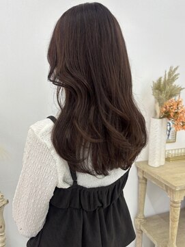 ユイマァル 岡山店(YUIMARL) 20代ブラウンカラーレイヤーカットブリーチなしダブルカラー