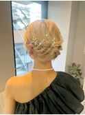 お呼ばれヘアセット☆