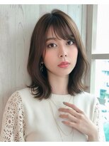 アフロート ディル(AFLOAT D'L) 『大人の髪型』小顔前髪パーマレイヤーカットのくびれヘア