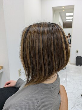 ヘア ポジション HAIR Position 能代北店 前下がりボブ