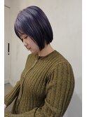 purple × bob
