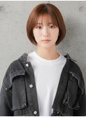 ★大人ガーリーくびレイヤーボブふんわりカール