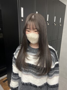 エル 北千住(elu) バブみレイヤー_メルティカラーフェミニンロング似合わせカット