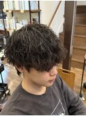 緩めシャドウパーマ