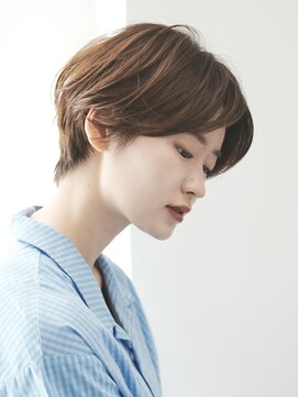 インセプション 銀座(INCEPTION) 切りっぱなしショート・ボブ/絶壁解消/前髪なし/20代/30代/面長