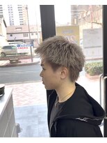 ザ クロー(THE CROW)&nbsp;ハイトーンスパイキーショートピンクベージュケアブリーチ