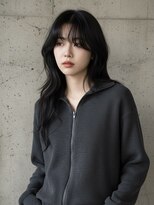 エイチ ウルフカット 大阪梅田(811)&nbsp;レイヤーボブヘアカラーバレイヤージュ50代くるみちゃんヘア